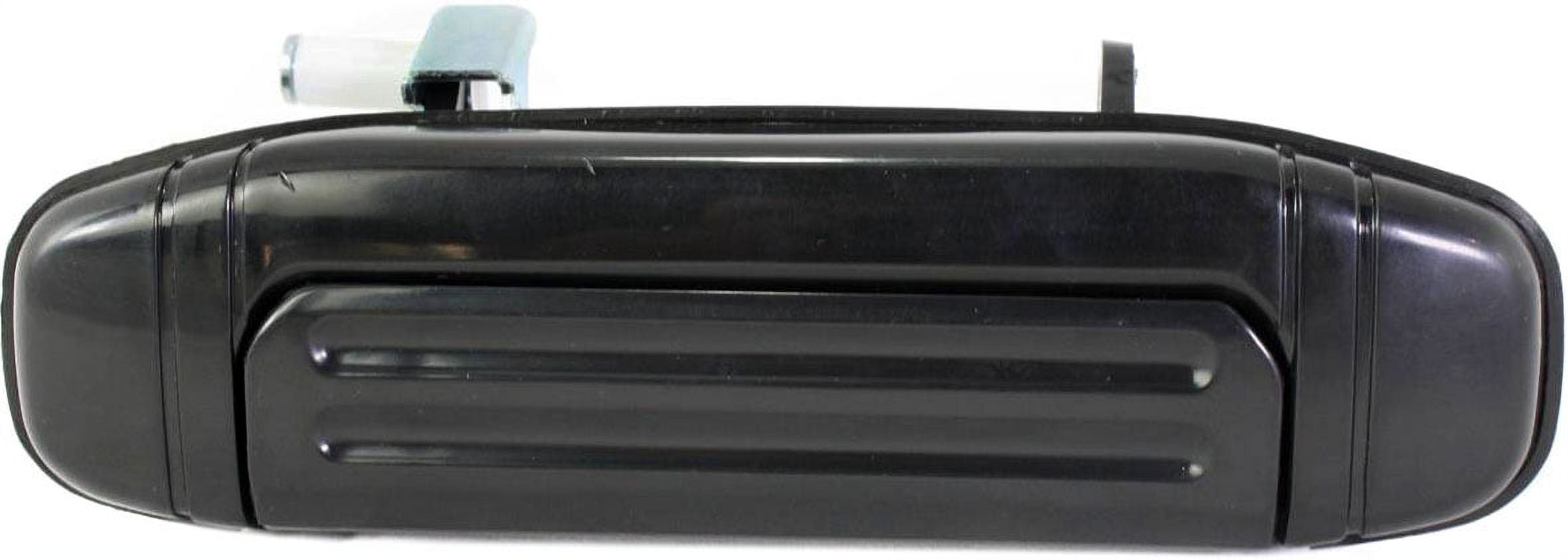 Replacement REPM491343 Exterior Door Handle Compatible with 1992-1997 Mitsubishi Montero Rear, Right Passenger Smooth Black