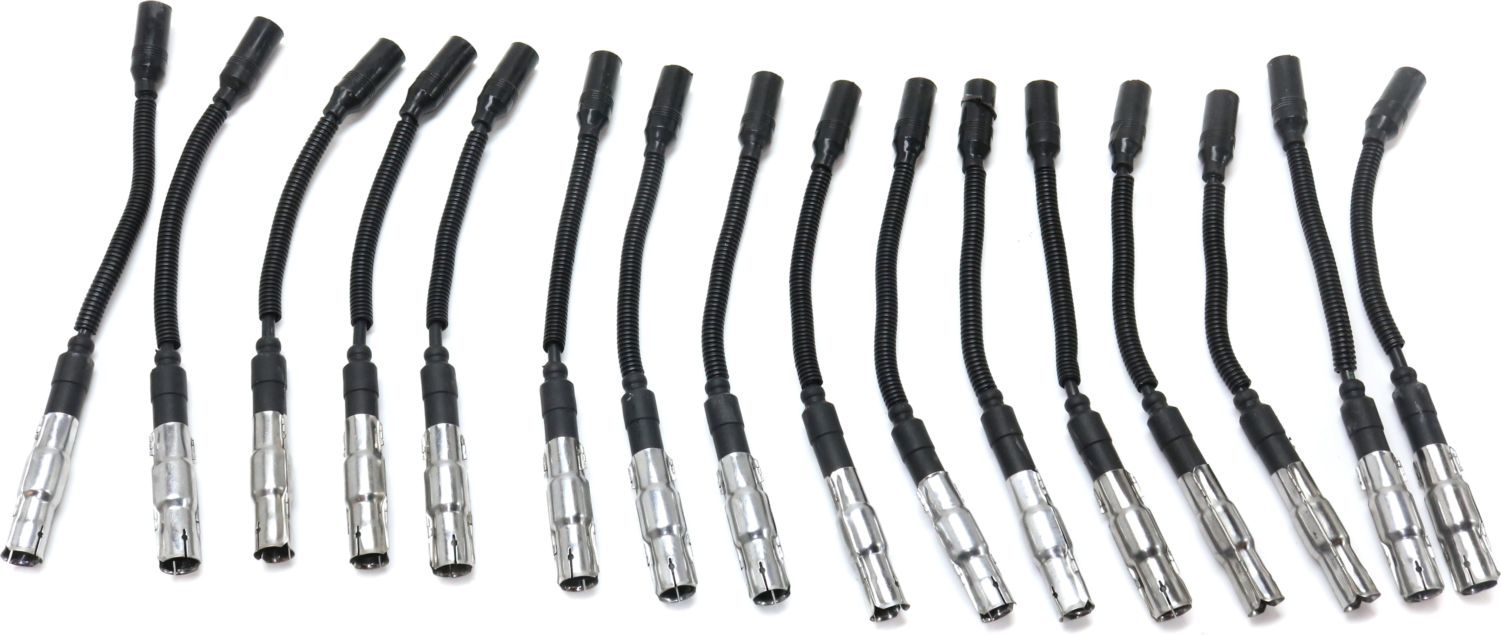 Replacement REPM504812 Spark Plug Wire Compatible with 1998-2000 Mercedes Benz C43 AMG 2003-2010 G55 8Cyl 4.3L 5.5L Set of 16