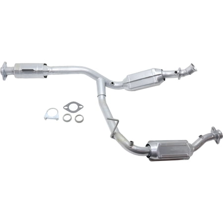 Replacement REPM960325 Catalytic Converter Compatible with 2001-2002 Mitsubishi Montero 6Cyl 3.5L Engine with Flat Gasket and O-Ring Gaskets