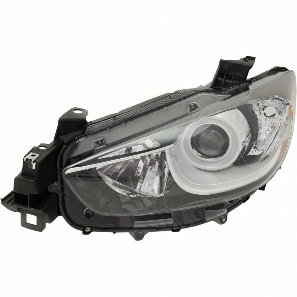 Replacement REPMZ100104 Headlight Compatible With 2013-2016 Mazda CX-5 Left Driver Halogen