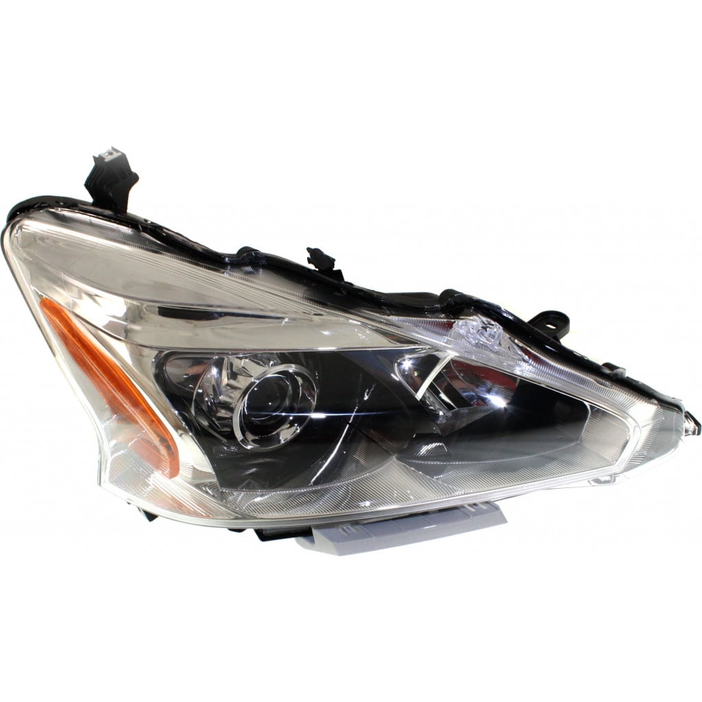 Replacement REPN100311Q Headlight Compatible With 2013-2015 Nissan Altima Right Passenger Halogen With bulb(s) CAPA Certified