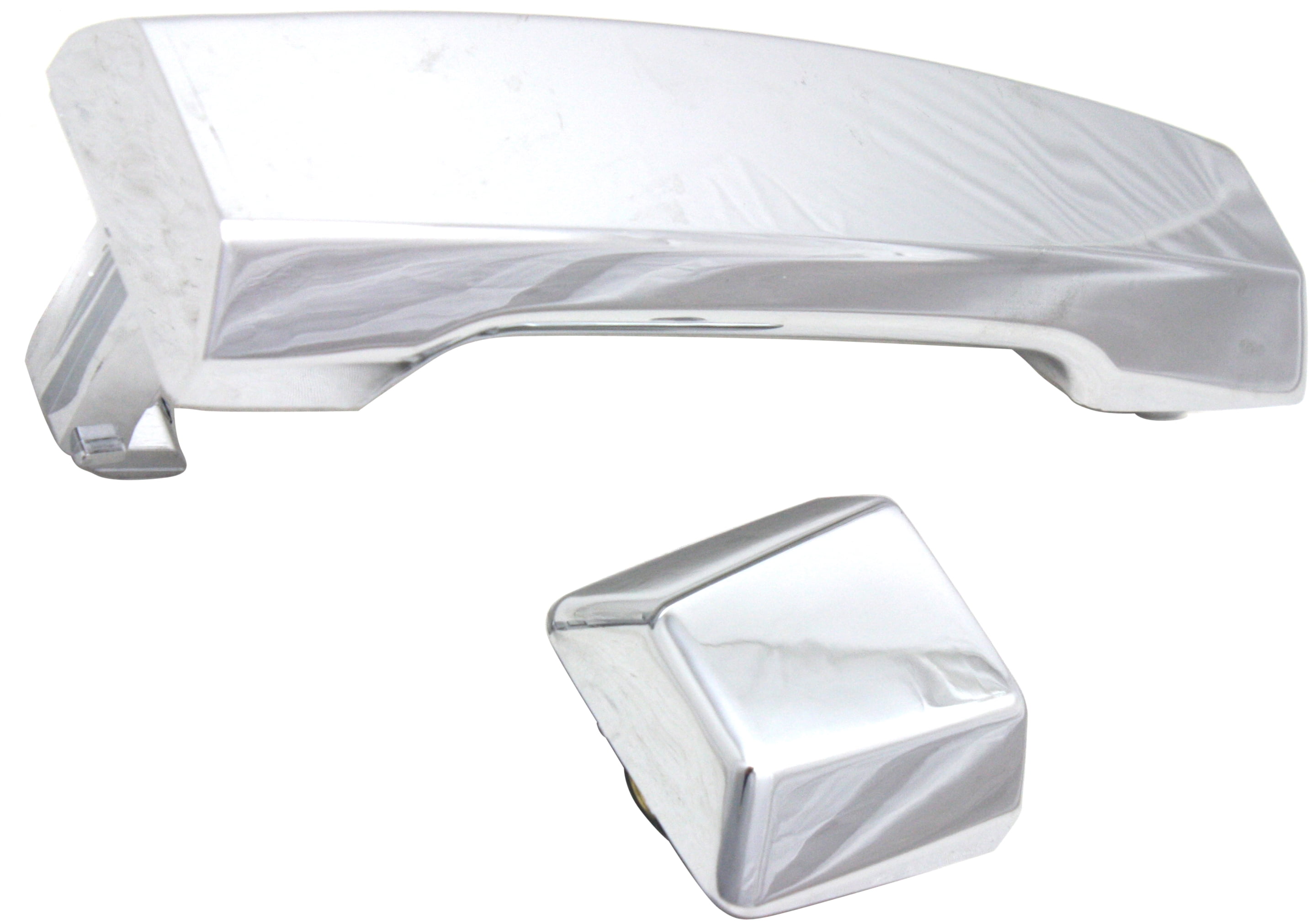 Replacement REPN462345 Exterior Door Handle Compatible with 2004-2015 Nissan Titan 2004-2010 Infiniti QX56 Front, Right Passenger Chrome