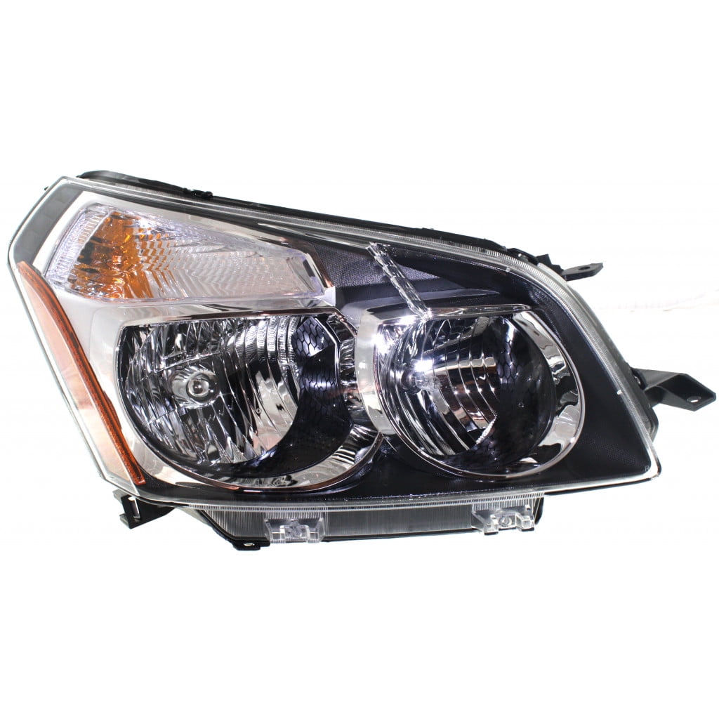 Right Passenger Side Headlight For 2005-2008 Pontiac Vibe - Direct OE Style Replacement With Bulbs