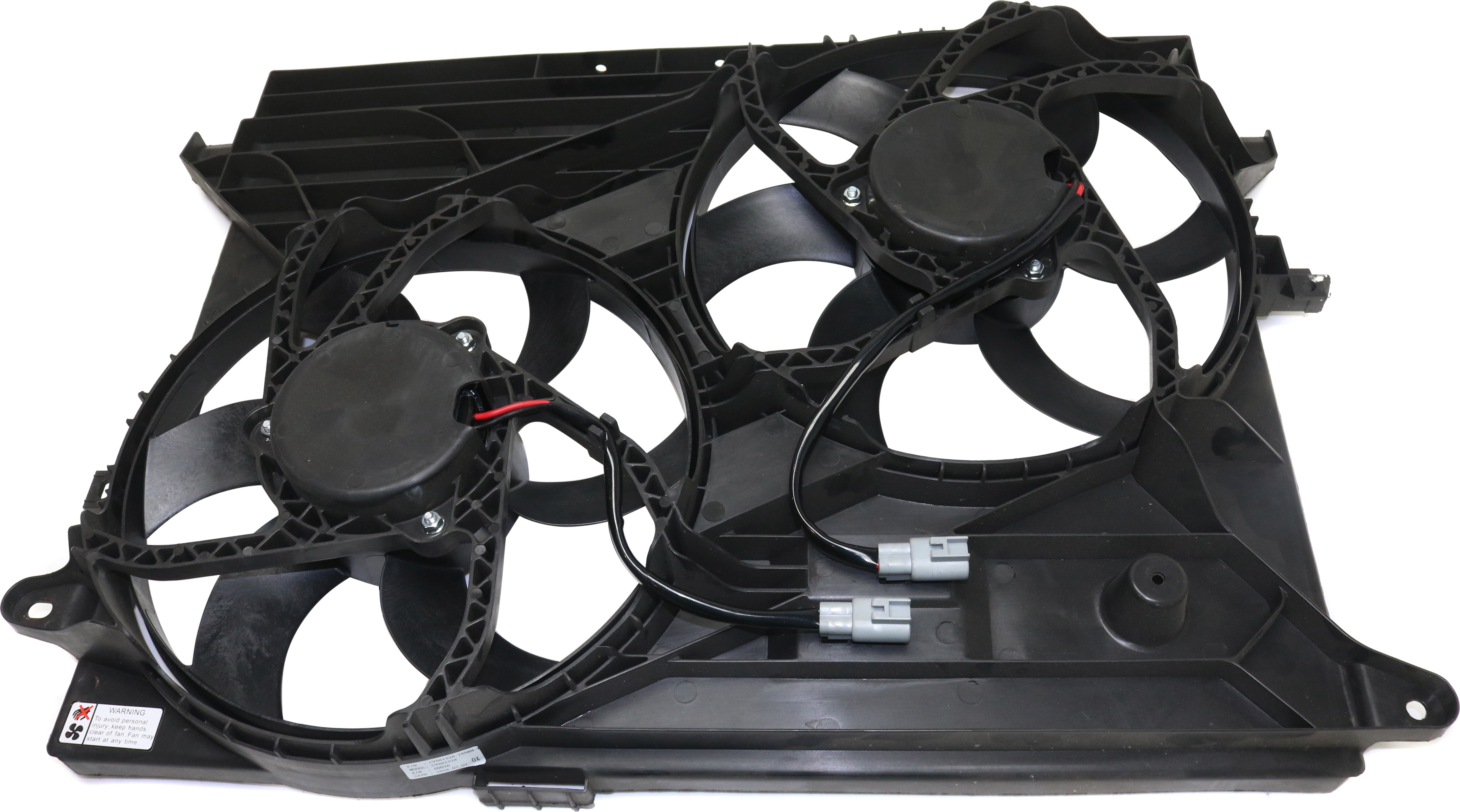 Replacement REPS160923 Cooling Fan Assembly Compatible with 2008-2010 Saturn Vue 2012 Chevrolet Captiva Sport Radiator