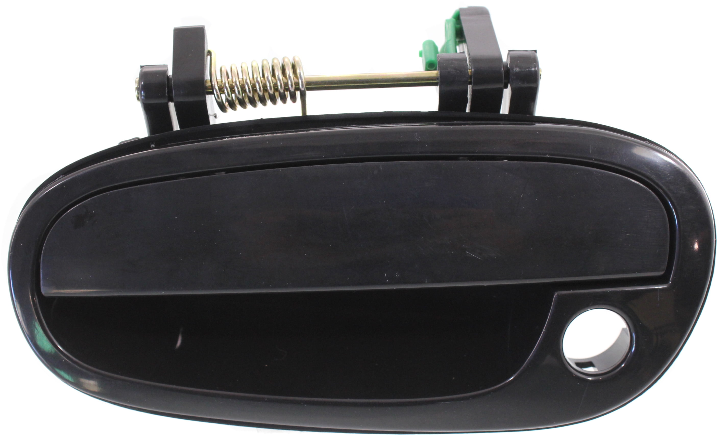 Replacement REPS462140 Exterior Door Handle Compatible with 2004-2005 Suzuki Forenza 2005 Reno Front, Left Driver Smooth Black