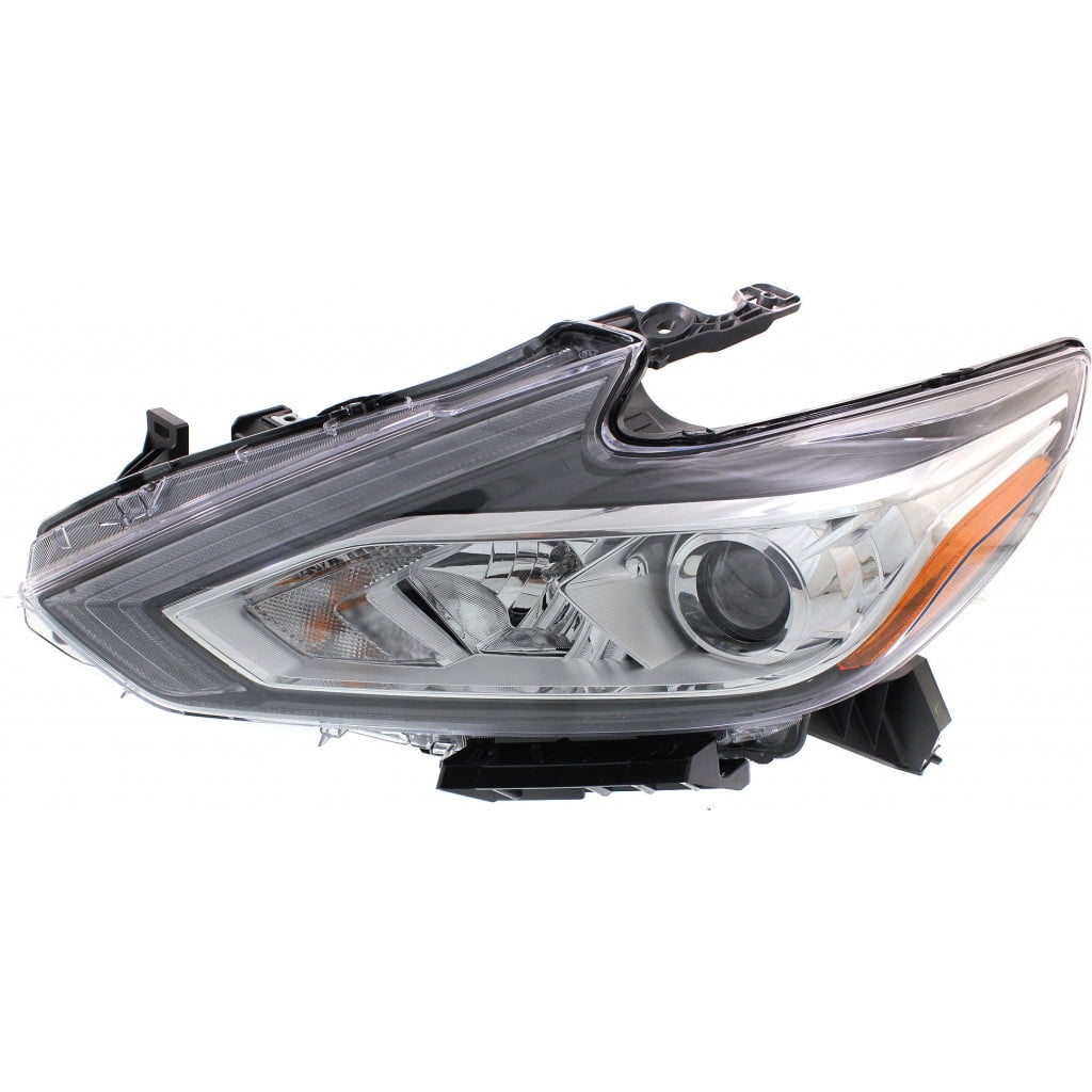 Replacement REPT100336 Headlight Compatible With 2016-2018 Nissan Altima Left Driver Halogen With bulb(s)