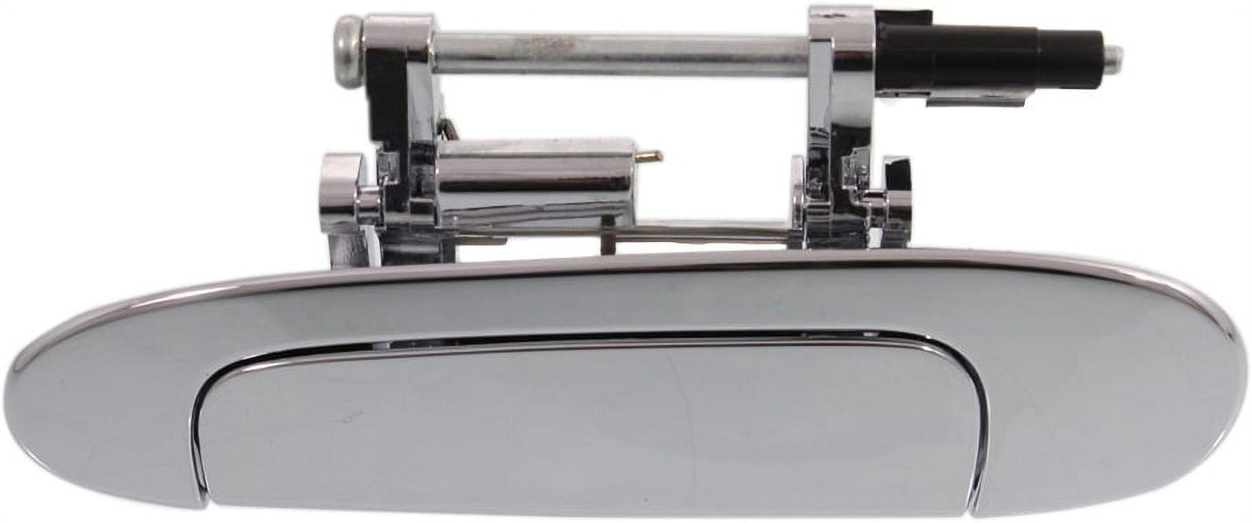 Replacement REPT491304C Exterior Door Handle Compatible with 2000-2005 Toyota Echo Rear, Left Driver Chrome