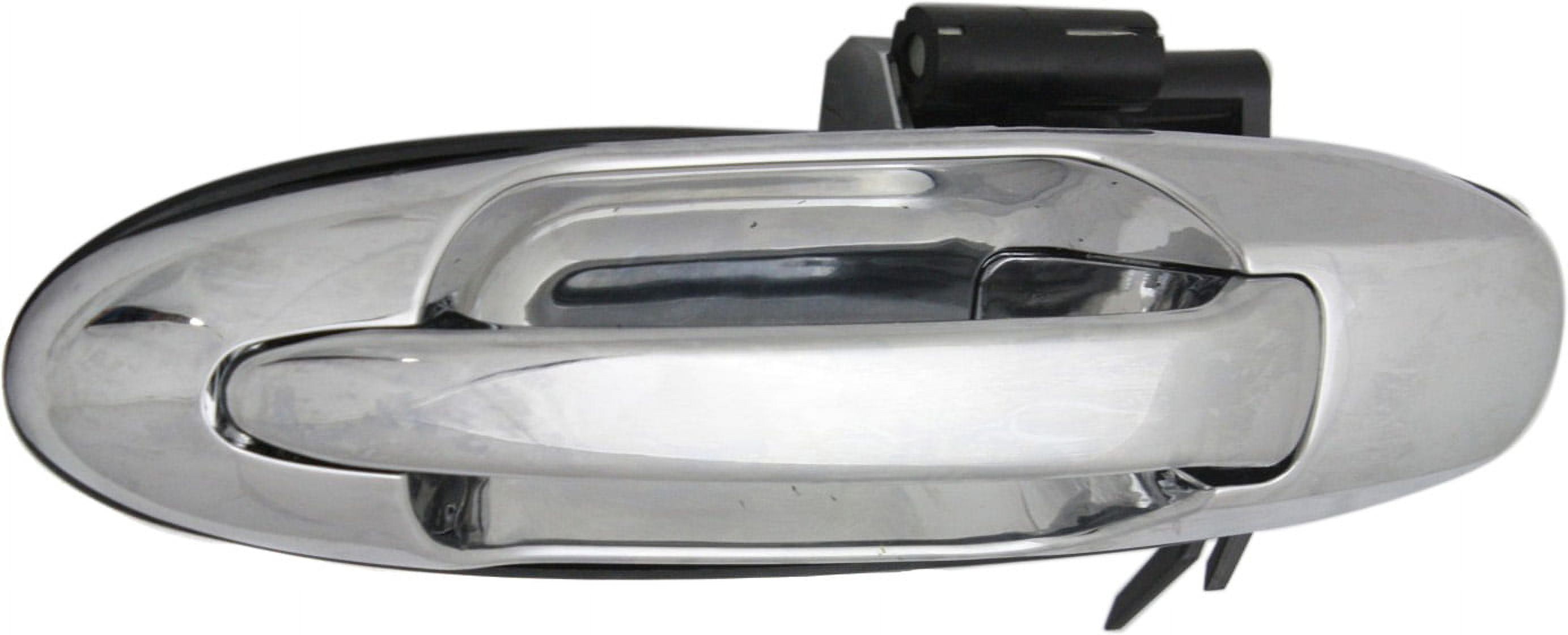 Replacement REPT491362C Exterior Door Handle Compatible with 2004-2006 Toyota Tundra 2001-2007 Sequoia Rear, Left Driver Chrome