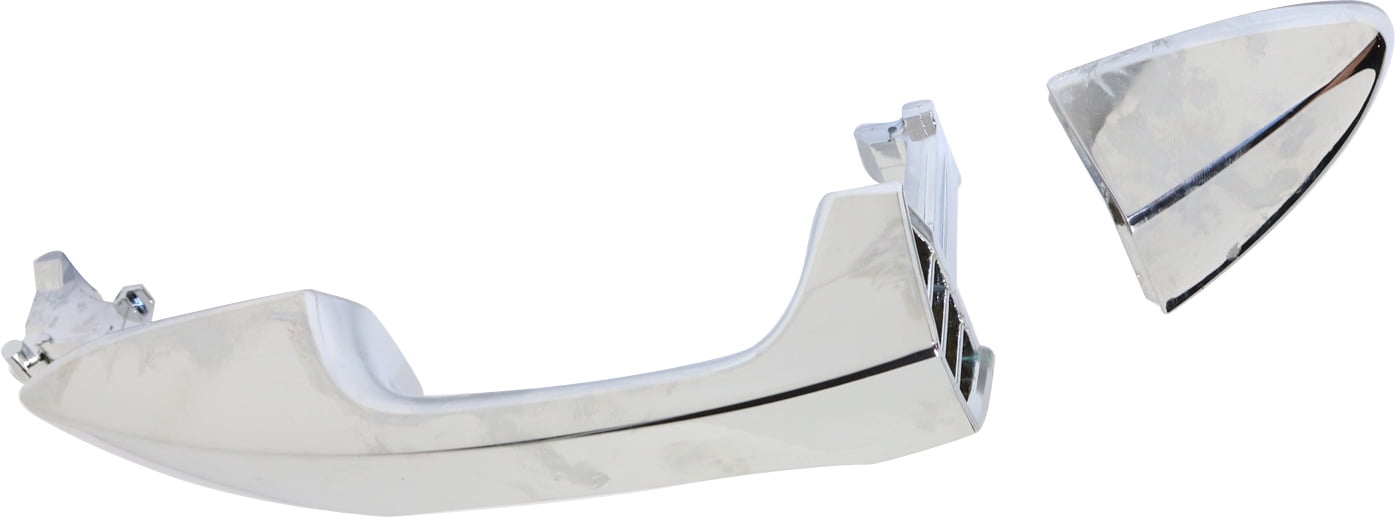 Replacement REPT491506 Exterior Door Handle Compatible with 2014-2019 Toyota Corolla Rear, Left Driver Chrome