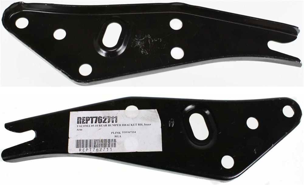 Replacement REPT762711 Bumper Bracket Compatible For 2005-2015 Toyota Tacoma Rear, Right Passenger Side, Inner