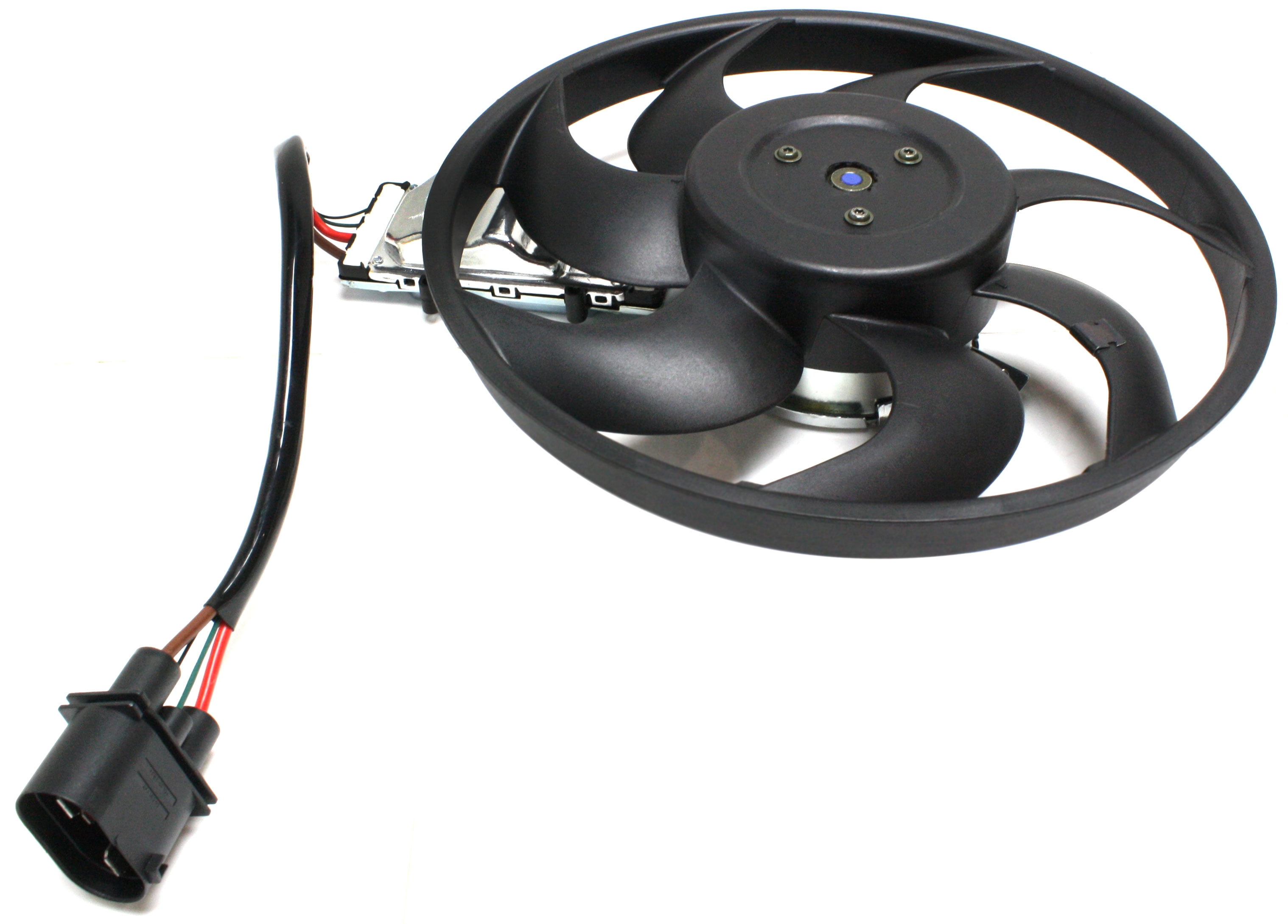Replacement REPV160903 Cooling Fan Assembly Compatible with 2005-2006, 2008-2010 Porsche Cayenne 2004-2010 Volkswagen Touareg A/C Condenser
