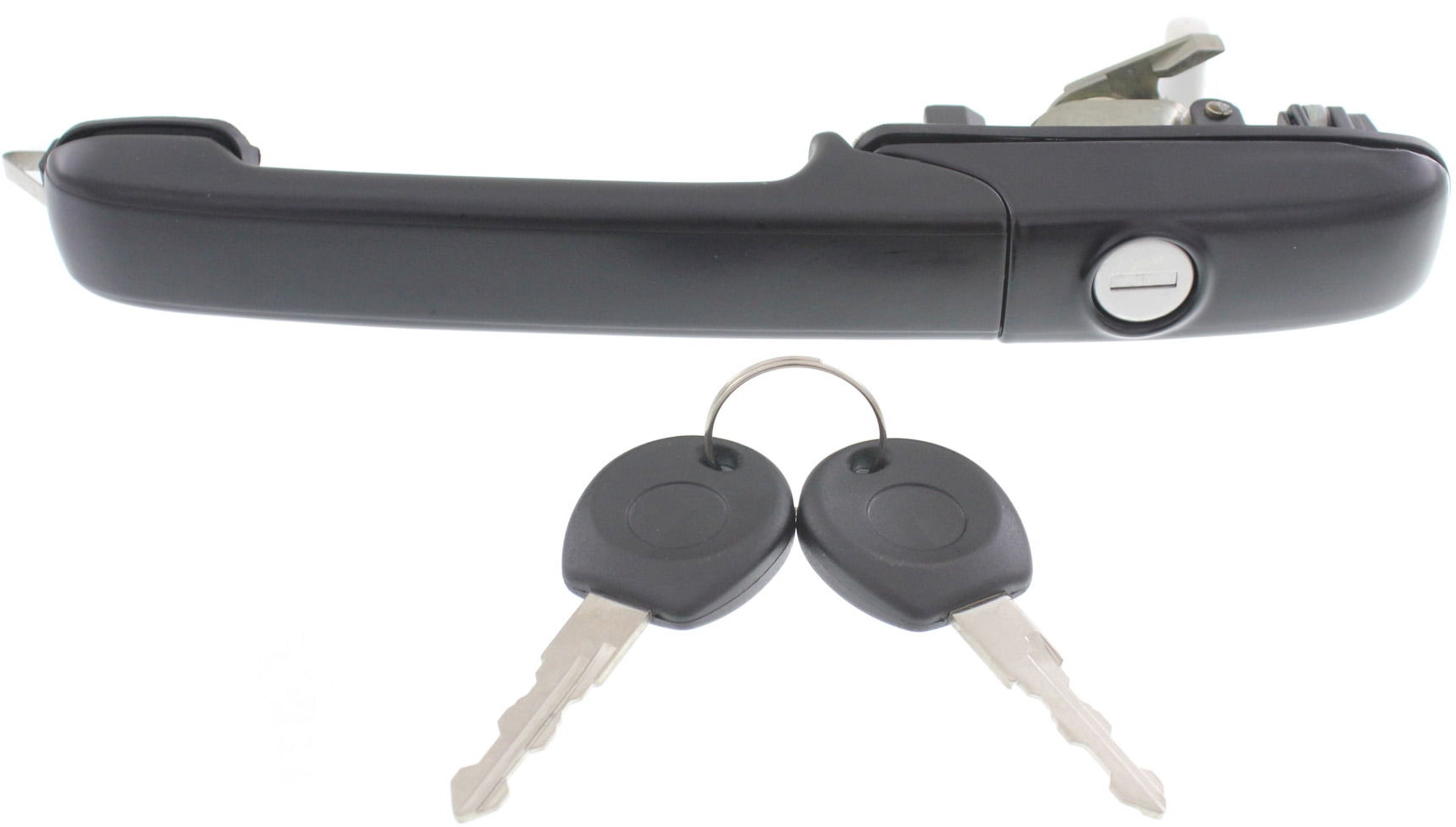 Replacement REPV462117 Exterior Door Handle Compatible with 1994-1997 Volkswagen Passat Front, Right Passenger Textured Black