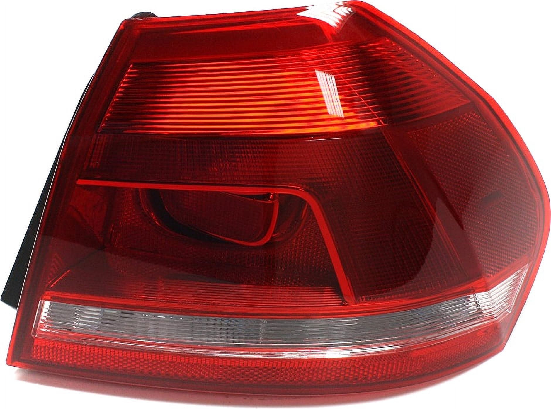 Replacement REPV730149 Tail Light Compatible with 2012-2015 Volkswagen Passat Right Passenger Side, Outer With bulb(s)