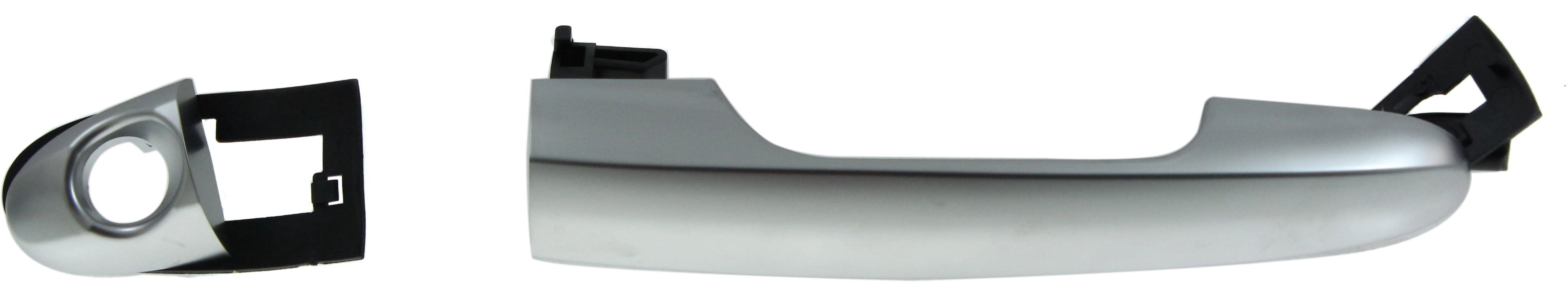 Replacement RF46210016 Exterior Door Handle Compatible with 2014-2016 Fiat 500L Front, Left Driver Silver