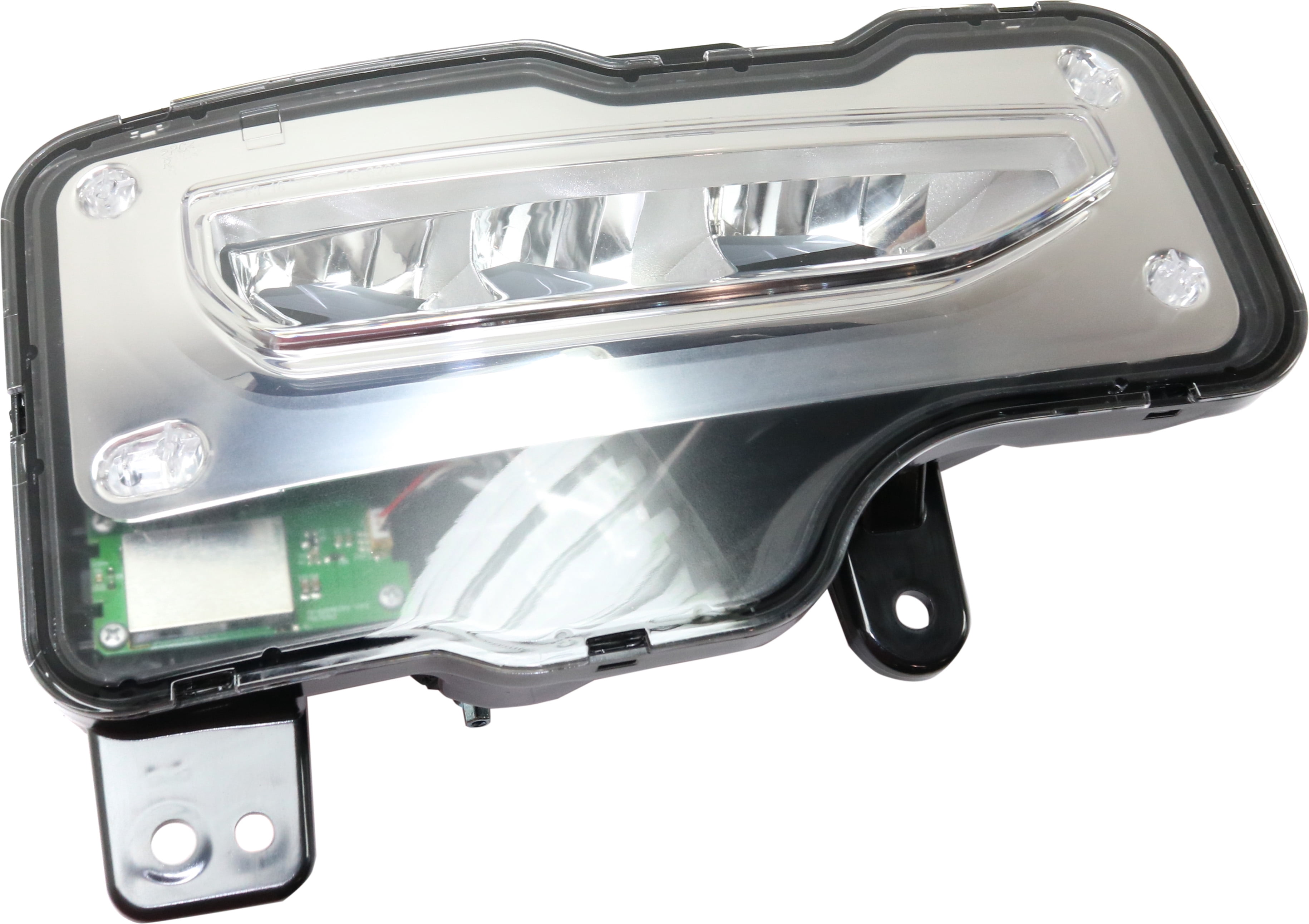 Replacement RG10750003 Fog Light Compatible with 2016-2019 GMC Sierra 1500 Front, Right Passenger With bulb(s)