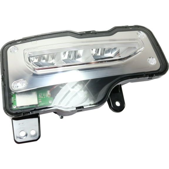 Replacement RG10750003 Fog Light Compatible with 2016-2019 GMC Sierra 1500 Front, Right Passenger With bulb(s)