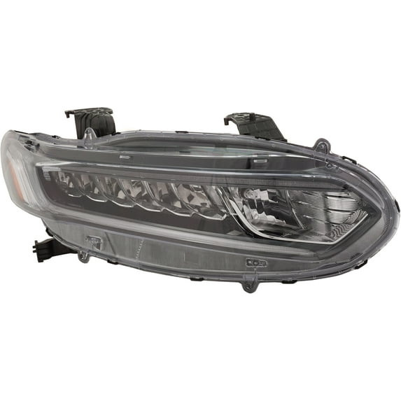 Replacement RH10010057 Headlight Compatible With 2018-2021 Honda Accord Right Passenger Halogen With bulb(s)