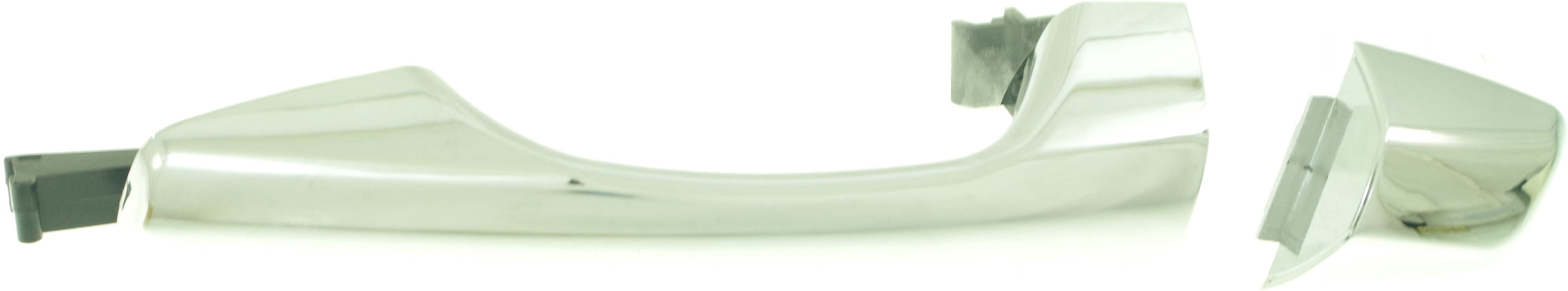 Replacement RH49130008C Exterior Door Handle Compatible with 2013-2017, 2019 Hyundai Santa Fe XL Rear, Left Driver Chrome