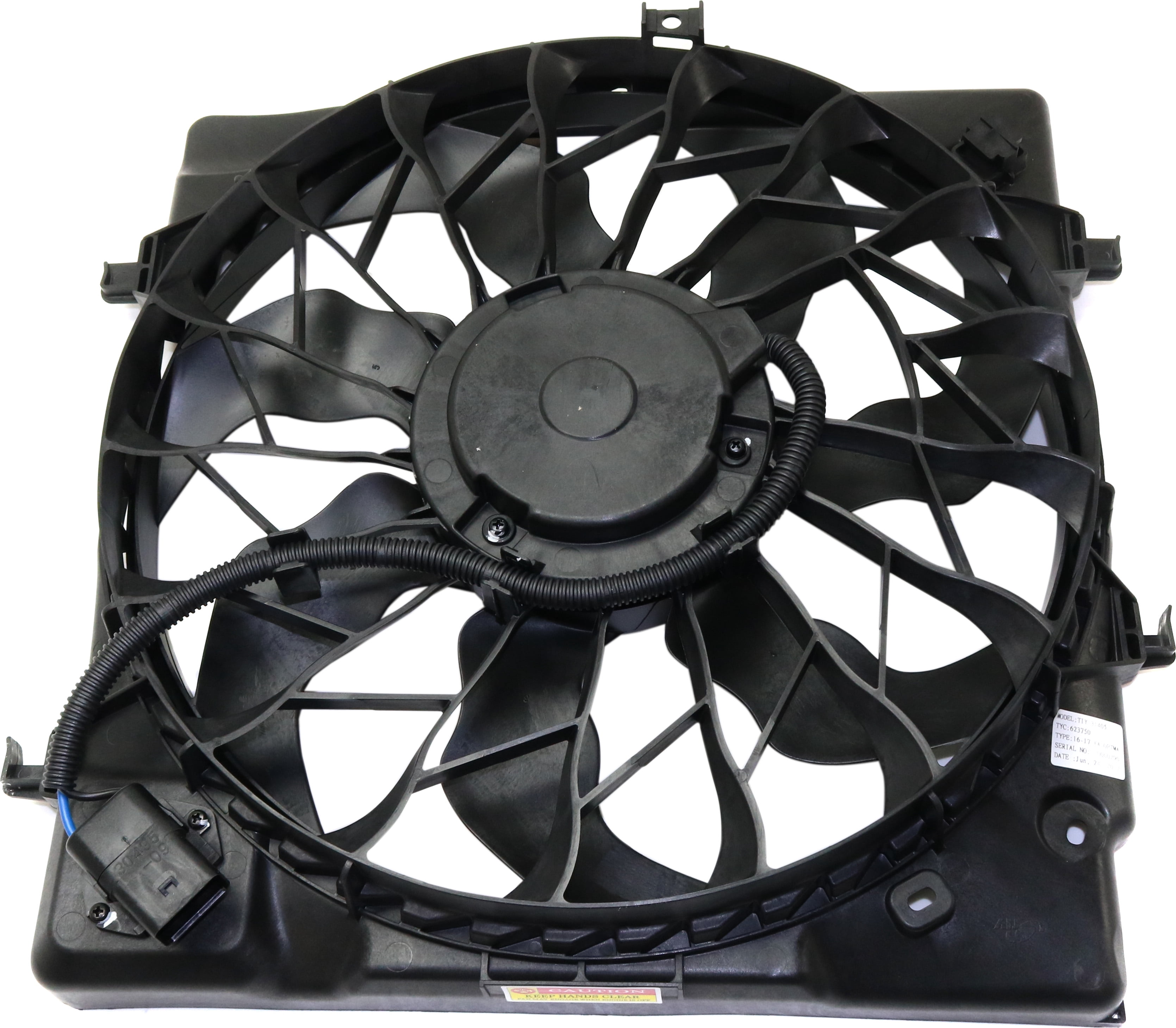 Replacement RK16090002 Cooling Fan Assembly Compatible with 2016-2020 Kia Optima Radiator