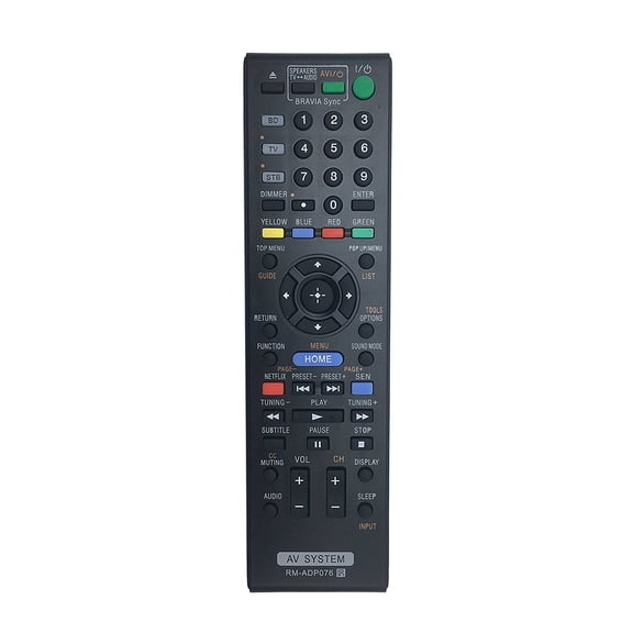 Replacement RM-ADP076 Audio Remote for Sony Home Theater System