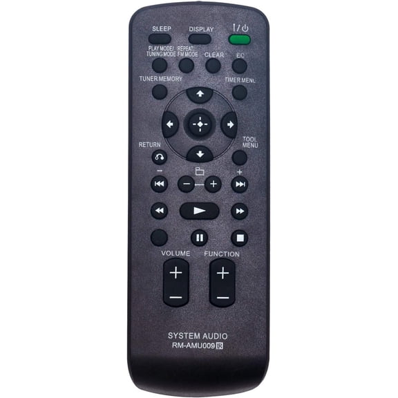 Replacement RM-AMU009 Remote Control fit for Mini Hi-Fi Component System MHC-EC99i CMT-BX50BTi MHC-EC78Pi MHC-EC68Pi MHC-EC98Pi SS-EC609iP HCD-EC609iP HCD-CX4iP SS-CCX4B