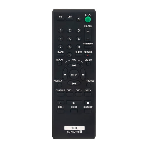 Replacement RM-ASU100 Replace Remote for CD Changer Compact Disc Player CDP-CE500 CDPCE500 CDP CE500