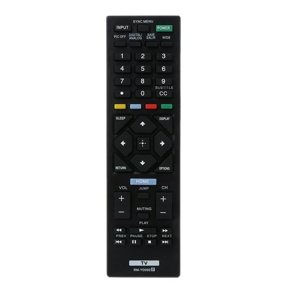 Replacement RM-YD092 Remote Control Controller for KDL-32R300C KDL-32R330B for Smart LED Remote Controller Playe