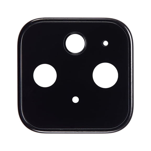 Replacement Rear Camera Glass Lens With Bezel For Google Pixel 5 - Black