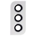 thumbnail image 1 of Replacement Rear Camera Glass Lens With Bezel For Samsung Galaxy S22 5G (S901W) / S22+ Plus 5G (S906W) - White, 1 of 5