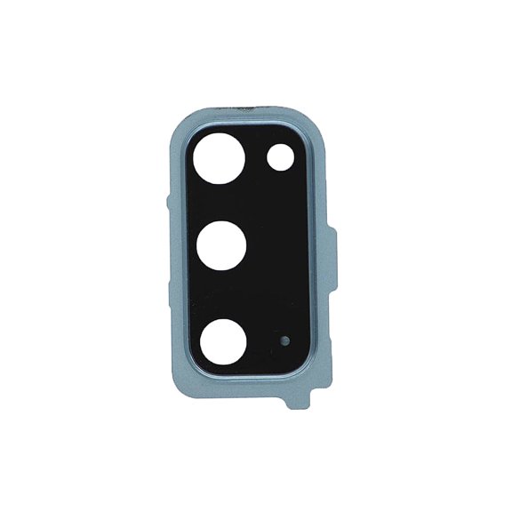 Replacement Rear Camera Glass Lens With Cover Bezel Ring For Samsung Galaxy S20 5G - Cloud Blue