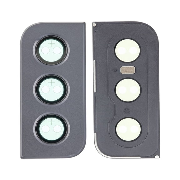 Replacement Rear Camera Glass Lens With Cover Bezel Ring For Samsung Galaxy S21 5G (SM-G991W) - Phantom Grey