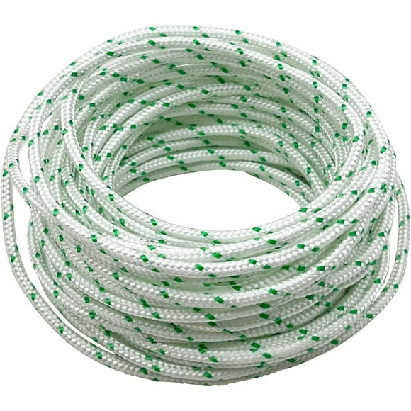 Replacement Recoil Starter Rope Pull Cord for Craftsman Husqvarna STHIL Sears Poulan Chainsaw Lawn Mower Trimmer Edger Brush Cutter Engine Parts