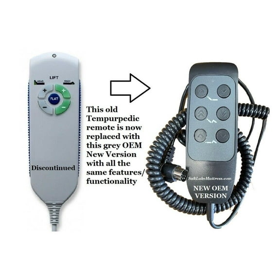 Replacement Remote Compatible with Tempurpedic TES Corded Series Corded Remote Model B3111-220