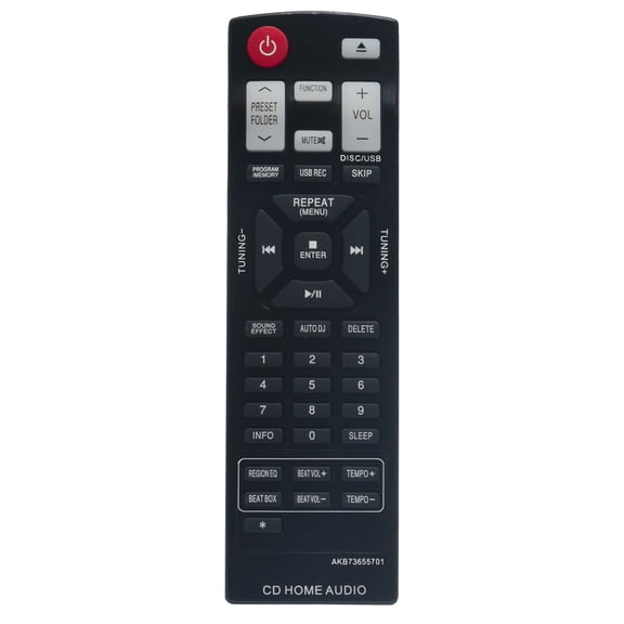 Replacement Remote Control AKB73655701 fit for LG CD Home Audio Stereo Mini Hi-Fi System CM9520 CMS9520F CMS9520S CMS9520W CM8520 CM8520 CMS8520F/S/W CM9520 CMS9520F/S/W