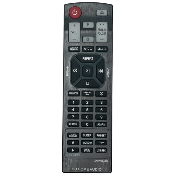 Replacement Remote Control AKB74955362 fit for LG CD Home CK56 CKS57F CK99 Cks99f CL65 OK45 OK55 OK75 OK99 OL100 OL45 CJ87 860 CJ88 0M5560 CJ98 OM7560 CK99