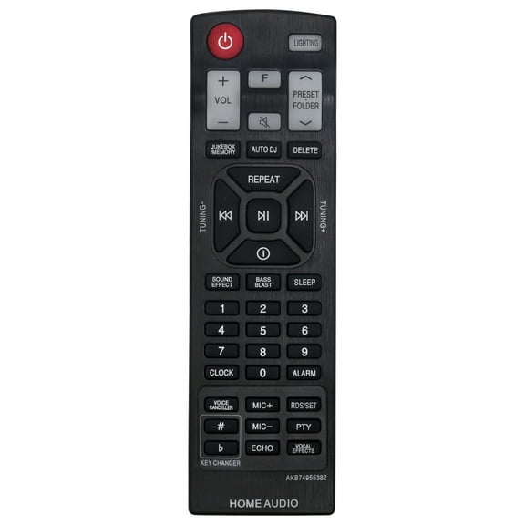 Replacement Remote Control AKB74955382 fit for LG CD Home Audio Mini Hi-Fi System Pleyer AKB74955381