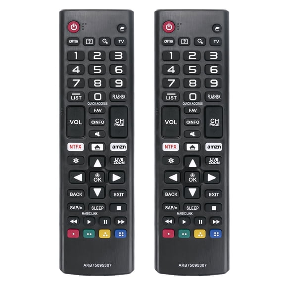 Replacement Remote Control AKB75095307, Fit for LG TV 43LJ550M 43LJ5500 43LJ5550 49LJ550M 49LJ5500 49LJ5550 55LJ550M 55LJ5500 55LJ5550