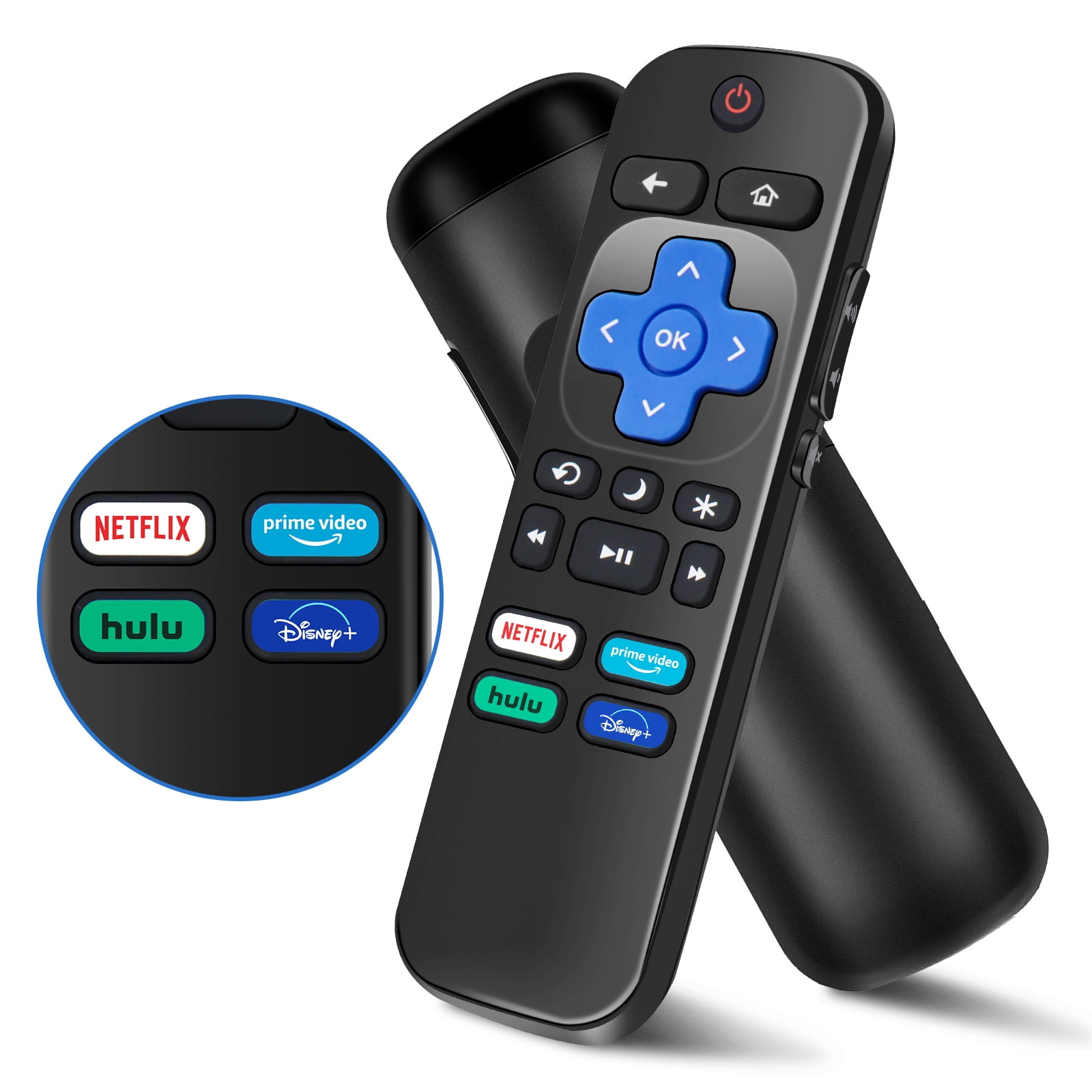 Replacement Remote Control Compatible for Roku TV, for TCL Roku/for