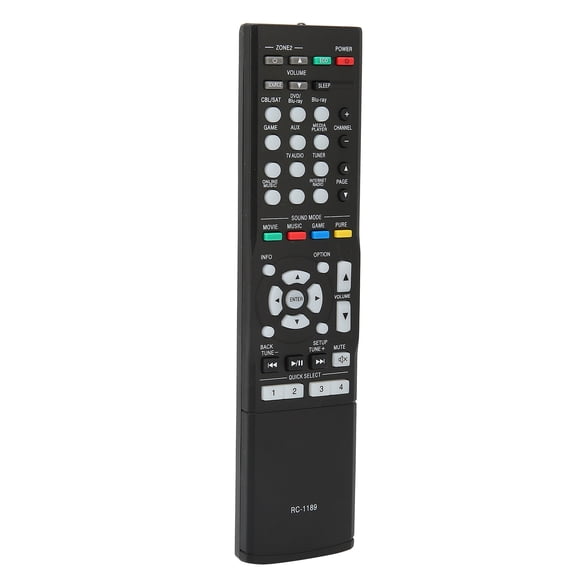 Replacement Remote Control for Denon AV Receiver AVR-S720W AVR-S700W AVR-X1100W, Long Range Multi Device Controller, Universal IR Transmitter Accessories, Black 8.27 inches / 21.0 cm