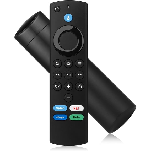 Replacement Remote Control Fit for Fire Smart TV Stick Lite/4K/4K MAX/4K Plus/HD for FireSeries TV Cube(1st/2nd/3rd Gen)/TVs Stick(2nd/3rd Gen)/Smart TV 3rd Gen with Voice Controller Insignia