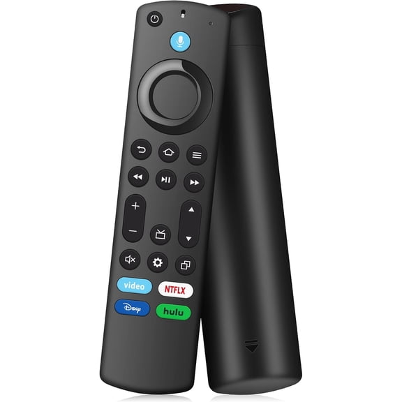 Replacement Remote Control Fit for Fireseries TV Cube (1st/2nd/3rd n), for Fire Smart TV Stick 4K Max/4K (1st & 2nd n), Stick (2nd/3rd n/Lite/HD), Smart TV 3rd n with Voice Control