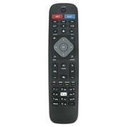 Replacement Remote Control, Fit for Philips LCD LED Smart TV 32PFL4909/F7 40PFL4901/F7 40PFL4909/F7 43PFL4902/F7 49PFL4909/F7 50PFL5602/F7 55PFL5703/F7 65PFL5602/F7 75PFL6601/F7B