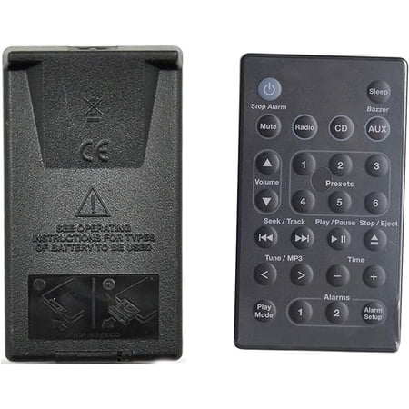 Replacement Remote Control Fit for Bose Wave SoundTouch Music Radio (SystemIII IV II I) AWRCC1 and AWRCC2- with Battery (Black)