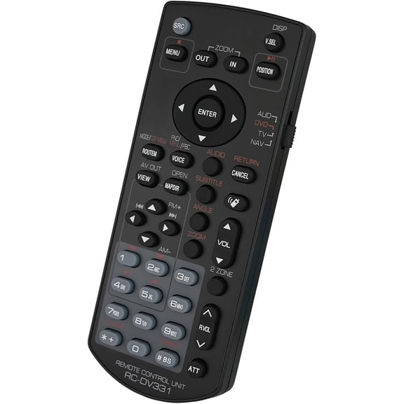 Replacement Remote Control for Kenwood DDX276BT DDX376BT DDX396 DMX1025BT DMX120BT DMX110 DMX110BT DMX100BT DMX125BT Double DIN Car Stereo DVD Receiver