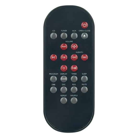 Replacement Remote Control MCM240 for Philips Micro Hi-Fi System MC230 MC235 MC230E MCM240/21 MCM240/21M