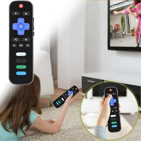Replacement Remote Control Only for TV, Compatible for TCL /Hisense /Onn /Sharp /Element /Westinghouse /Philips Smart TVs