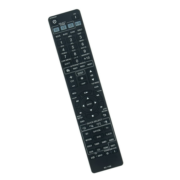 Replacement Remote Control RC-1156 fit for Denon AV Receiver AVR-2312 AVR-1912 AVR-2312CI AVR-3312CI