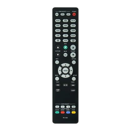 Replacement Remote Control RC-1252 fit for Denon HD UHD Home Theater AVR AV Receiver RC1252 AVRX1600H AVRX2800H AVRS730H AVR-S640H AVR-X1500H AVR-X1600H AVR-X4800H RC-1256 AVR-S920W RC-1218