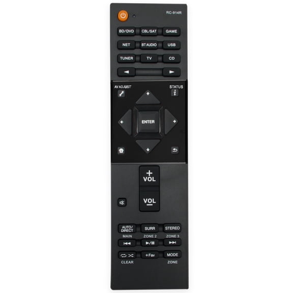 Replacement Remote Control RC-914R fit for Pioneer AV Receiver VSX-1131 VSX-831 VSX-LX101 VSX-LX301 SC-LX501 VSX-831-K VSX-1131B SC-LX502 VSX-LX302 VSX-1131-K VSX-1131S