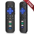 thumbnail image 1 of Replacement Remote Control Only for Roku TV-Compatible for TCL Roku/Hisense Roku/Onn Roku/Sharp Roku/Element Roku/Westinghouse Roku/Philips Roku Smart TVs, 2 pack, 1 of 7